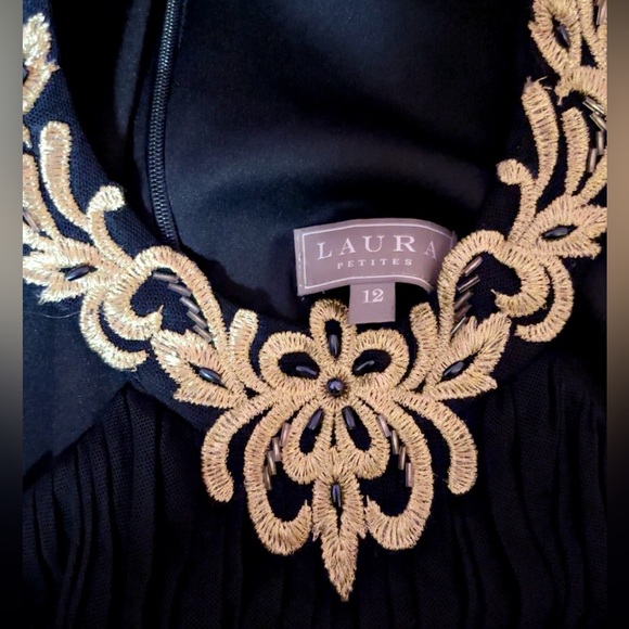 Long sleeveless navy dress 🌑 - Picture 1 of 3